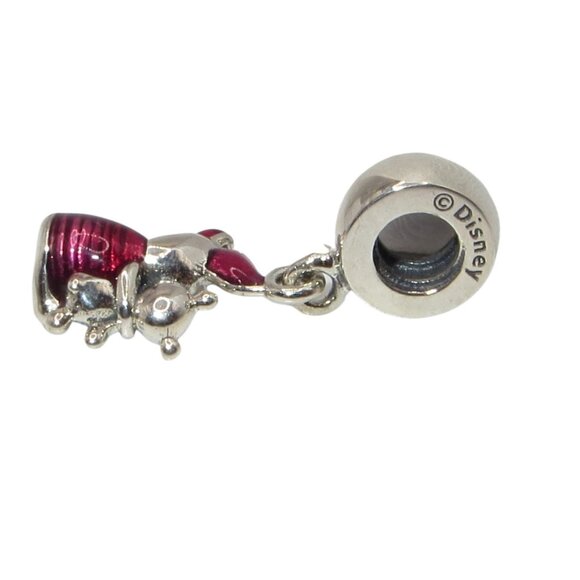 Pandora Disney Winnie the Pooh Piglet Enamel & SS .925 Charm 792134EN117 - Picture 5 of 7